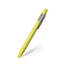 Moleskine 按壓式原子筆圓珠筆, 黃色