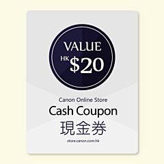$20 Canon Online Store現金券