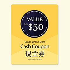 $50 Canon Online Store現金券